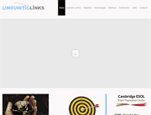 Tablet Screenshot of linguisticlinks.com
